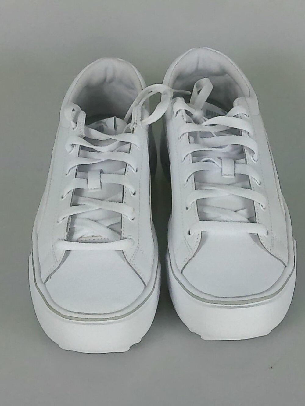 Puma Kaia Platform L White Leather Sneakers Women’s Size 10